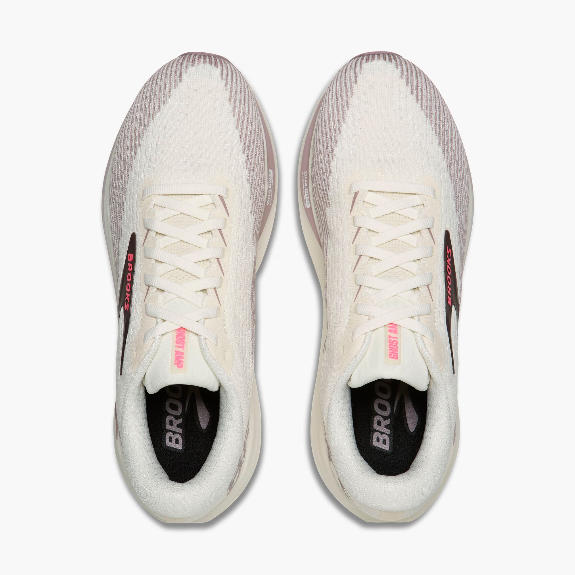 Brooks Women's Ghost Amp - Arctic Wolf / Dove / Pink