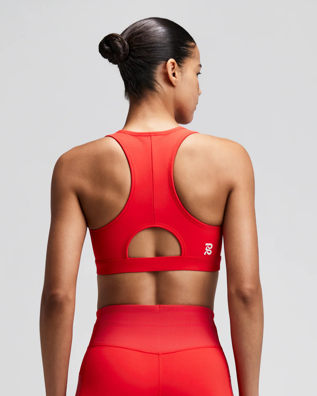 Bandit Women's Vanisher™ Reverso™ Scoop Neck Run Bra - Growing Grid - Poppy