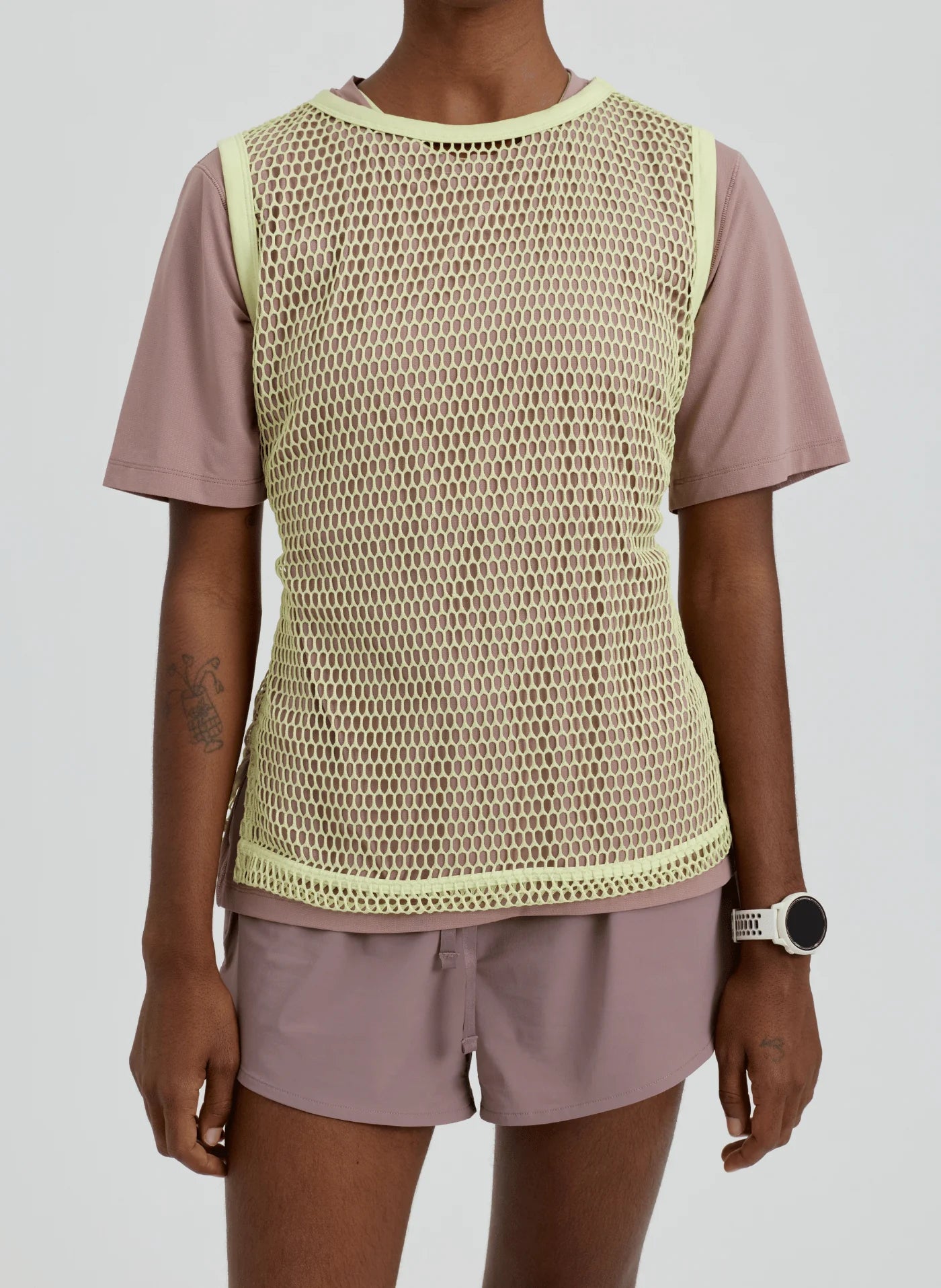 Pruzan Mesh Singlet - Citron
