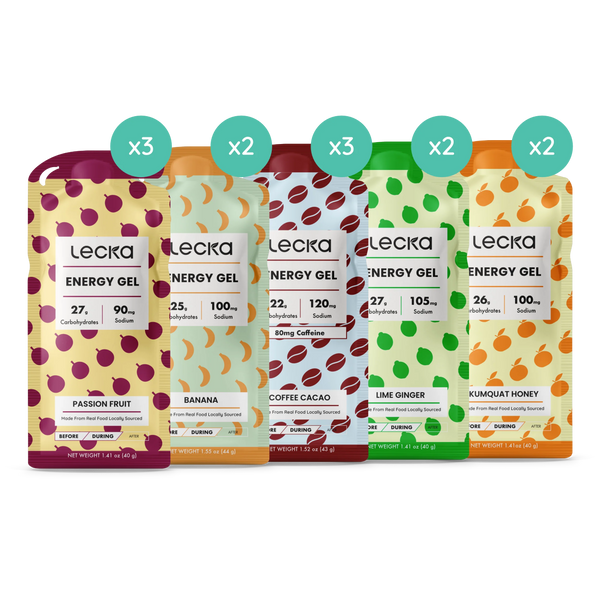 Lecka Energy Gel - Variety 12 Pack
