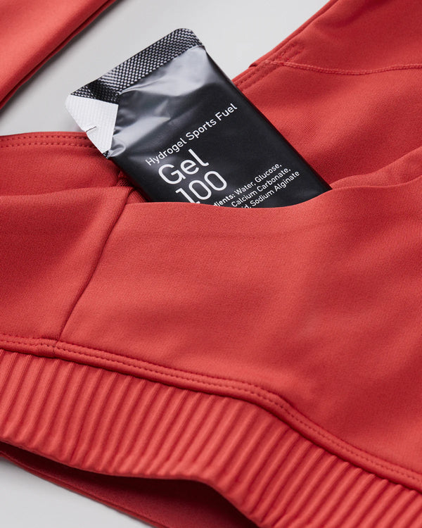 Women's Stamina-V™ Square Neck Run Bra - Rusted Apricot