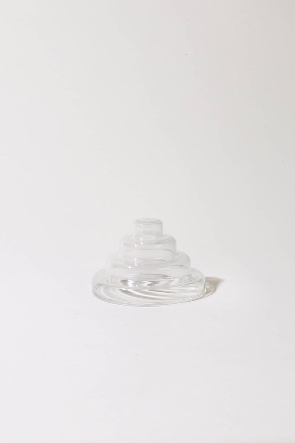 Yield Glass Meso Incense Holder - Clear