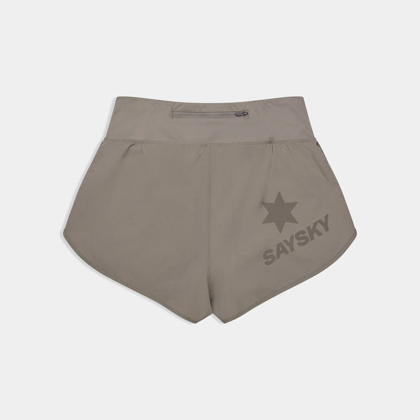 SAYSKY Women's Pace Shorts 3" - Taupe