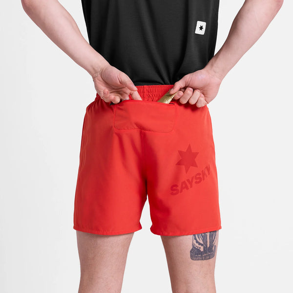SAYSKY Pace Shorts 5" - Red
