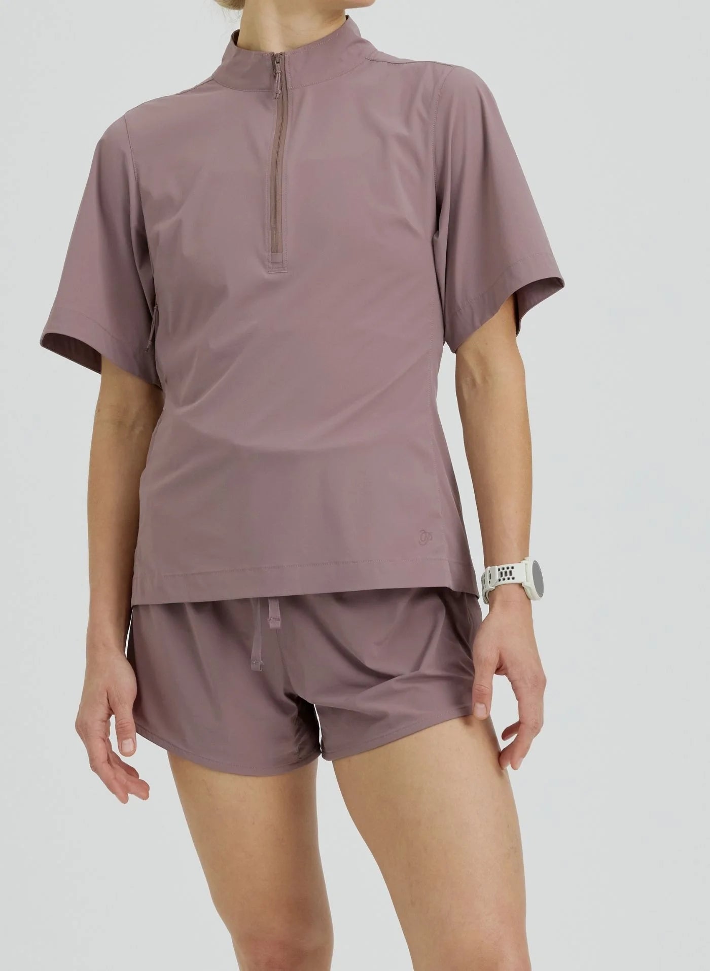 Pruzan Aerostretch Half Zip - Twilight Mauve