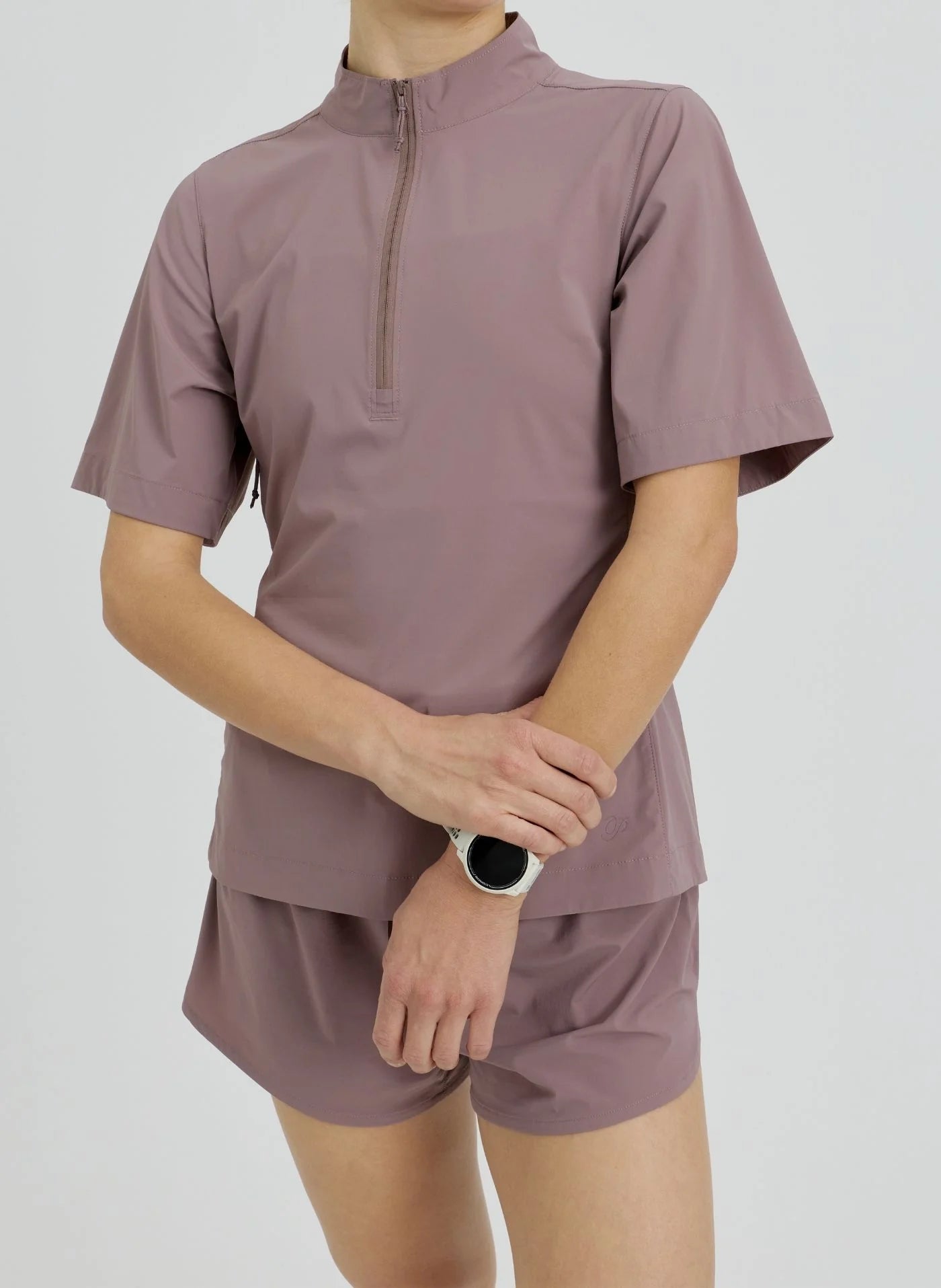 Pruzan Aerostretch Half Zip - Twilight Mauve