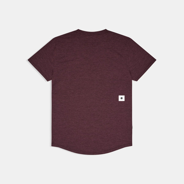 SAYSKY Men's Clean Combat Pro T-shirt - Burgundy