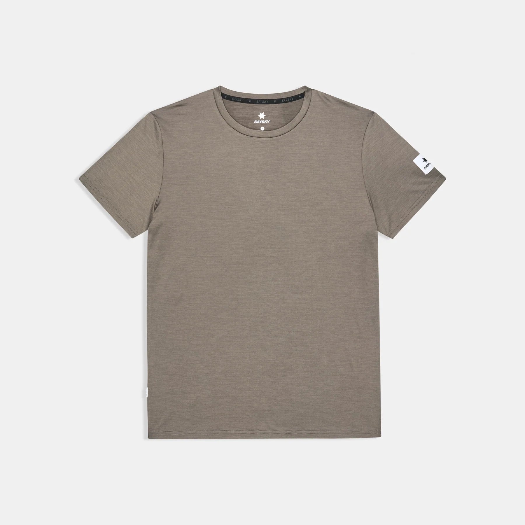 SAYSKY Men's Clean Pace T-Shirt - Taupe