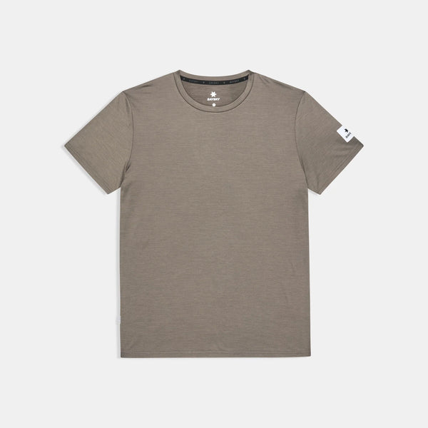 SAYSKY Men's Clean Pace T-Shirt - Taupe