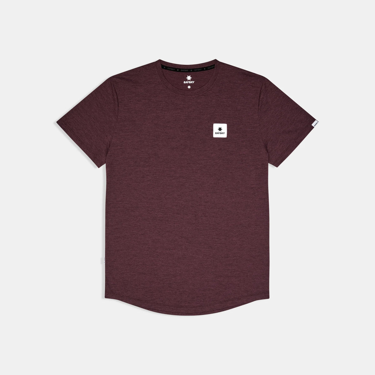 SAYSKY Men's Clean Combat Pro T-shirt - Burgundy