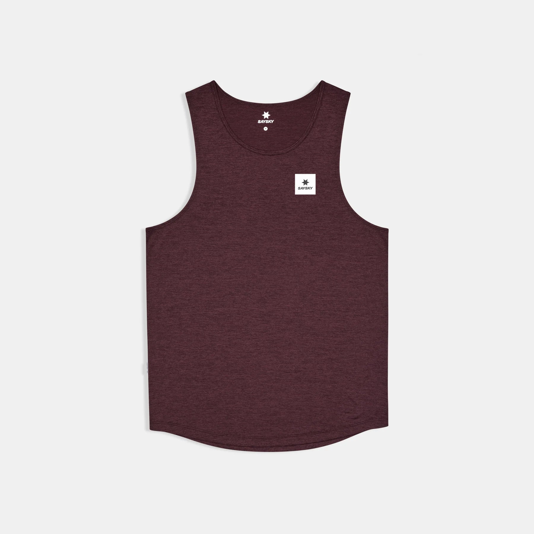 SAYSKY Men's Clean Combat Pro Singlet - Burgundy