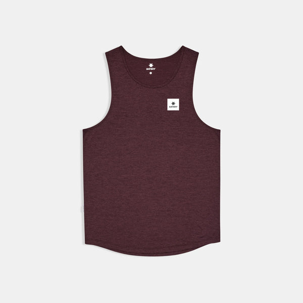 SAYSKY Men's Clean Combat Pro Singlet - Burgundy