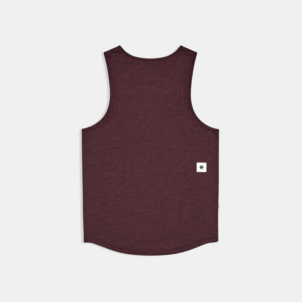 SAYSKY Men's Clean Combat Pro Singlet - Burgundy