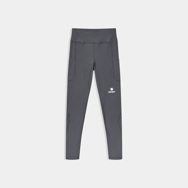SAYSKY Women's Combat+ Rib Tights  - Grey