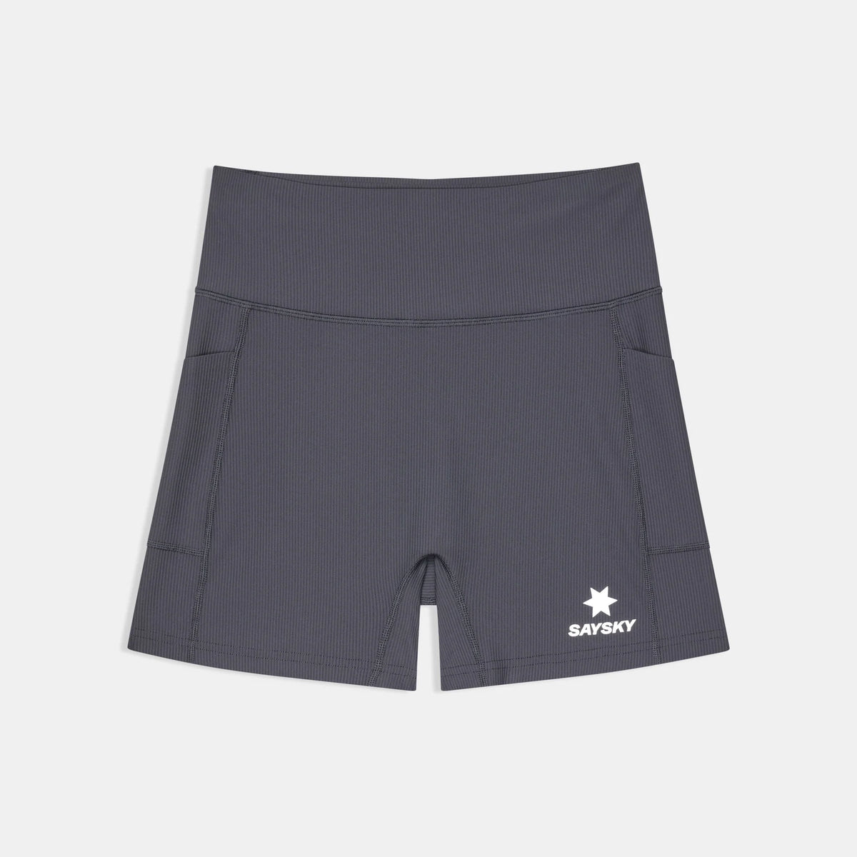SAYSKY Women's Combat+ Rib Short Tights 4" - Grey