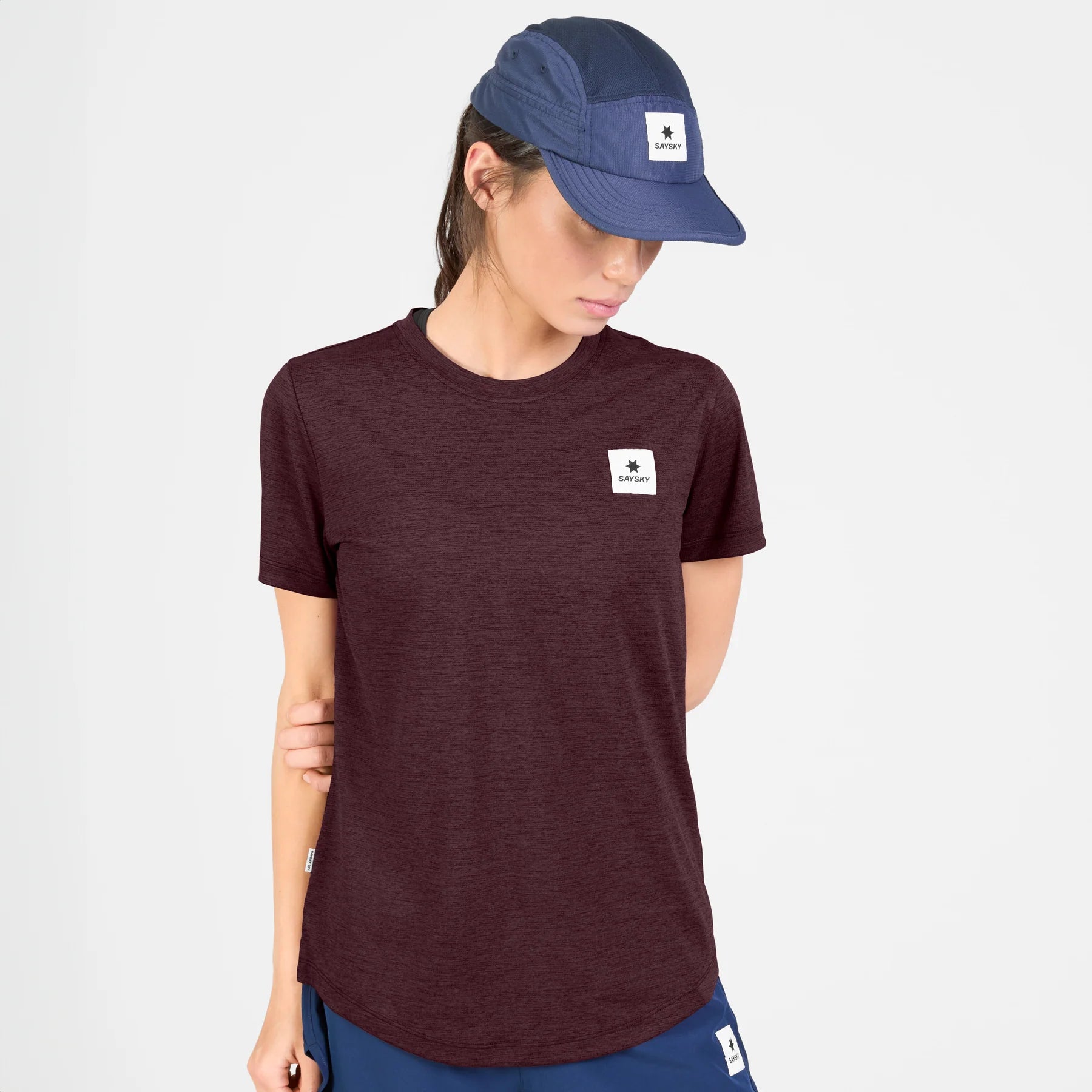 Saysky Women's Combat Pro T-shirt - Burgundy