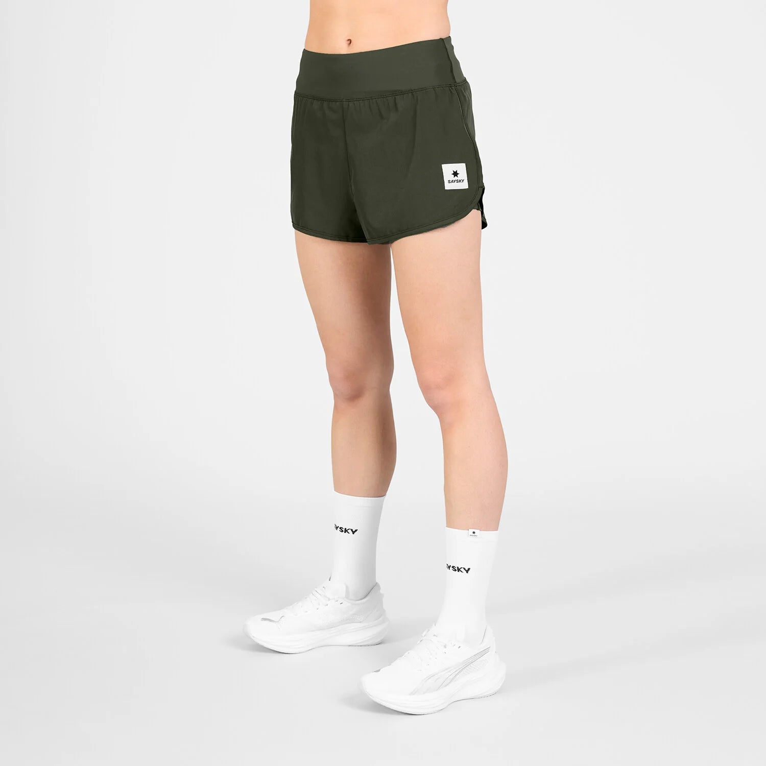 SAYSKY Women's Pace Shorts 3" - Green