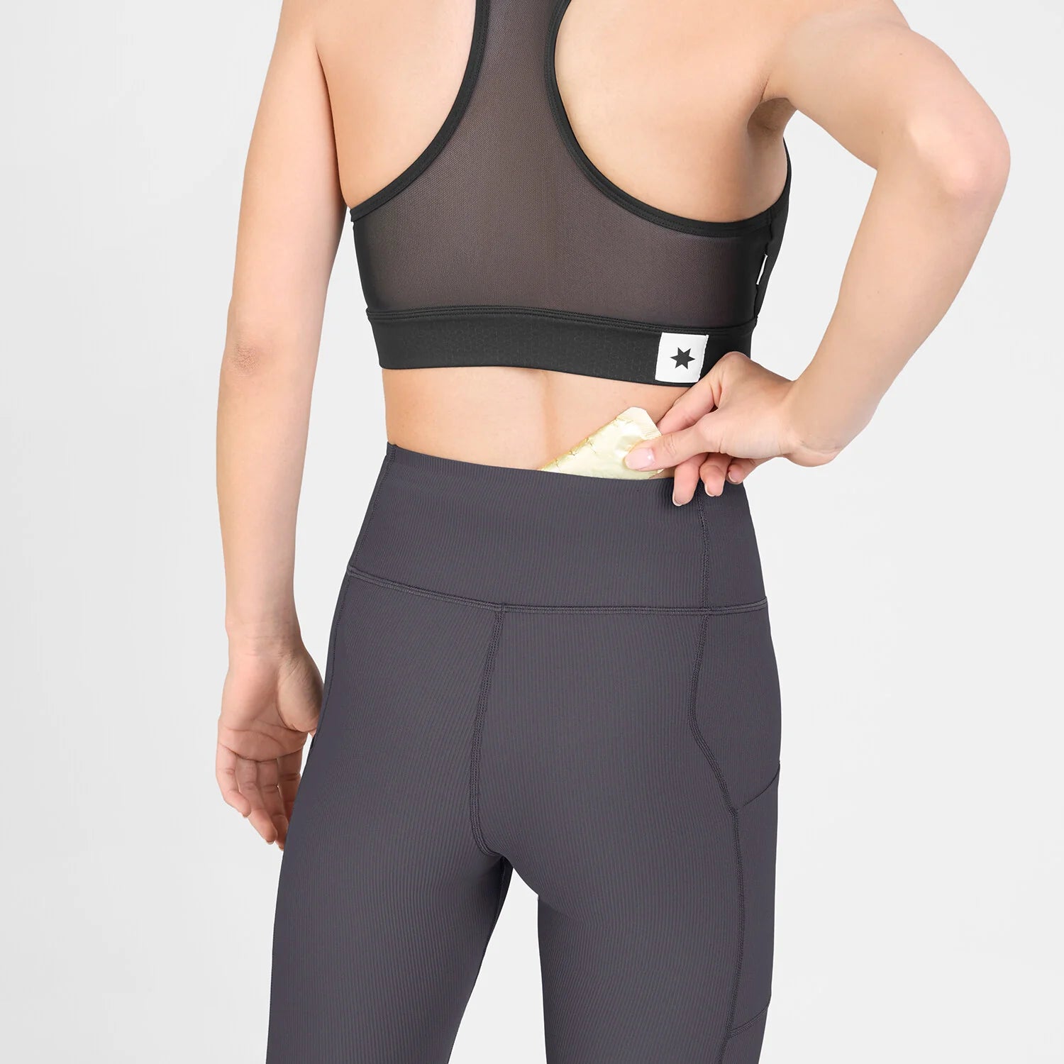 SAYSKY Women's Combat+ Rib Tights  - Grey