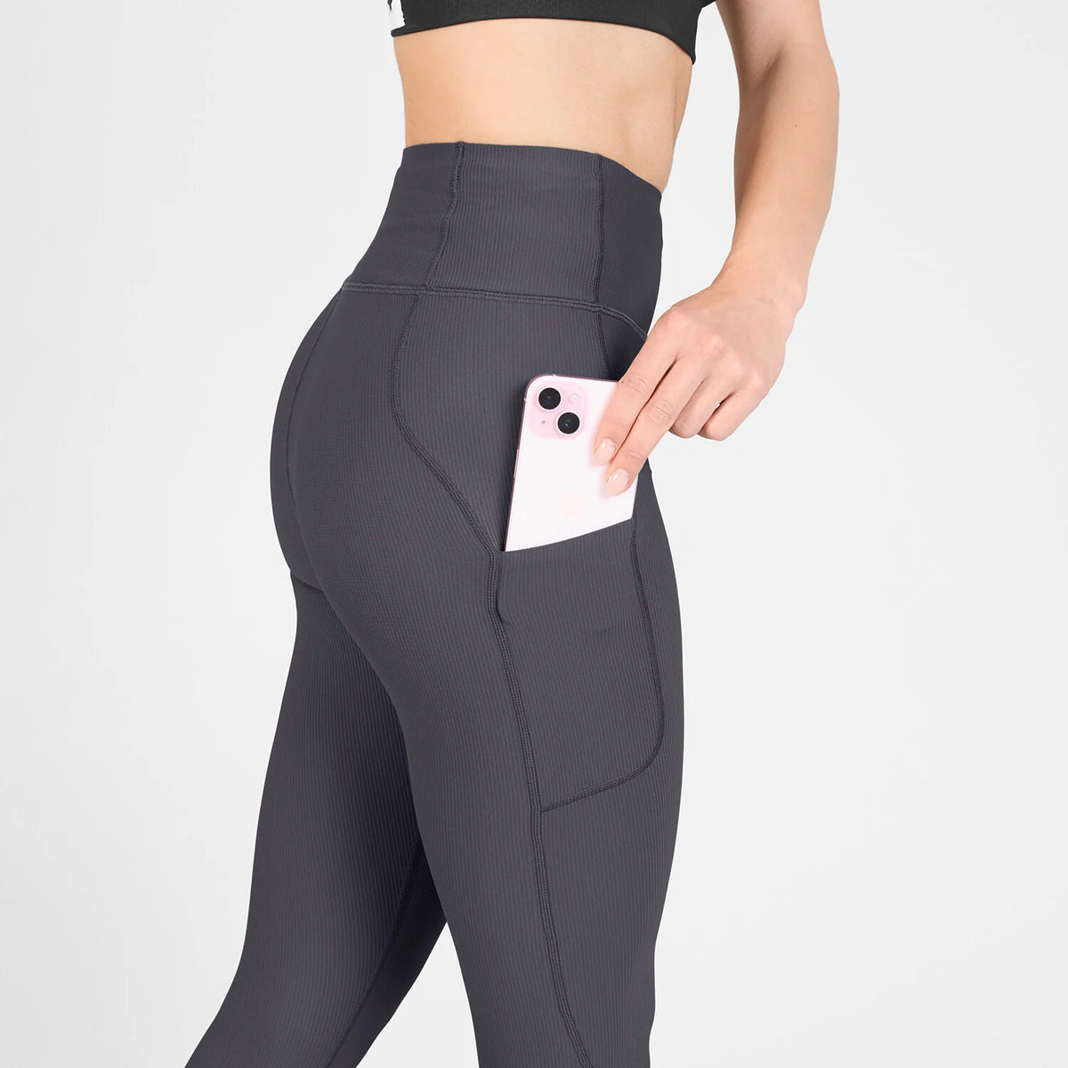 SAYSKY Women's Combat+ Rib Tights  - Grey