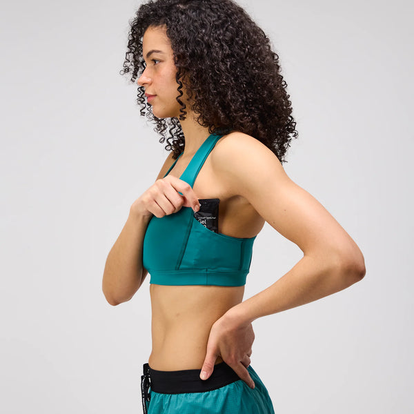 Bandit Stamina™ Scoop Neck Run Bra - Gulfstream