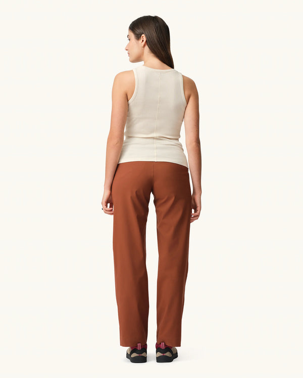 Hikerkind Ribbed Merino Tank - Betula