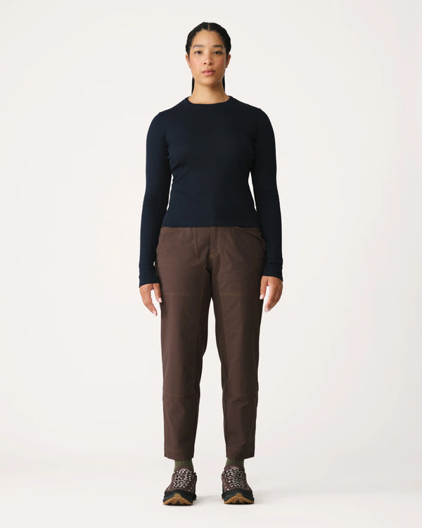 Hikerkind Ribbed Merino Longsleeve 01 - WOAD
