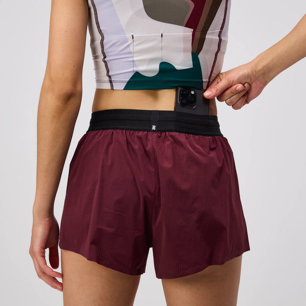 Bandit Vento™ Women's 3" Split Short - Port