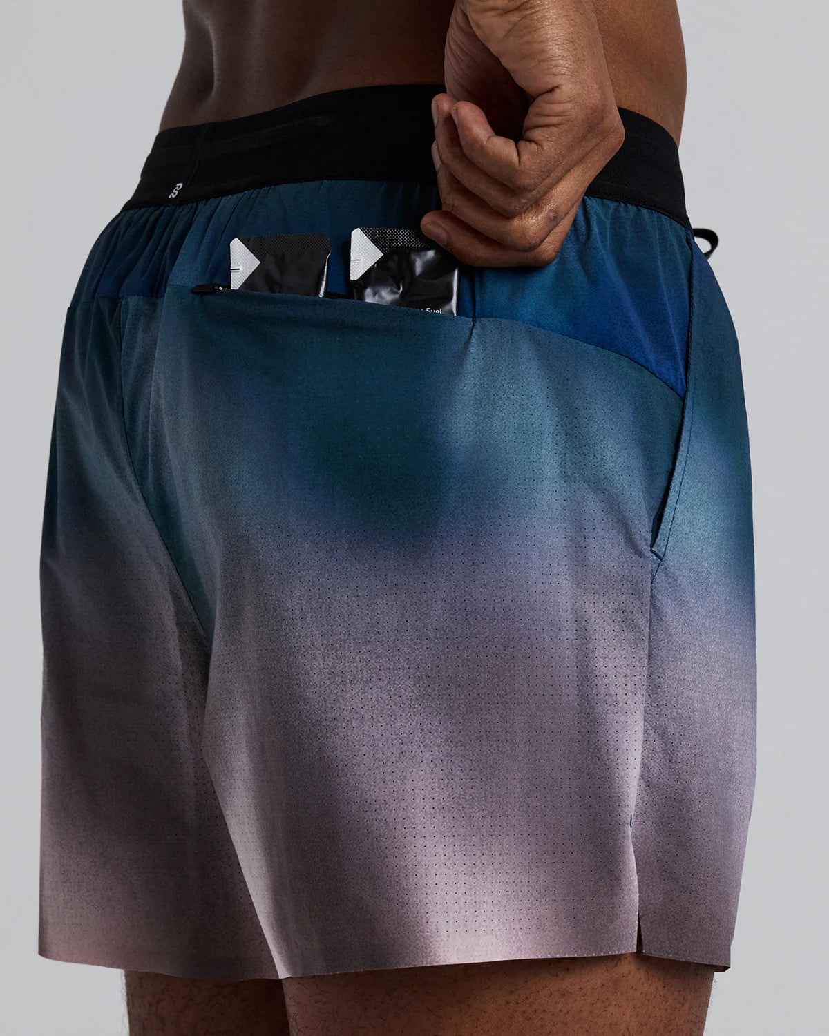 Bandit Men's Vento™ Next Gen 5" Run Short - Flow State Aegean Multi