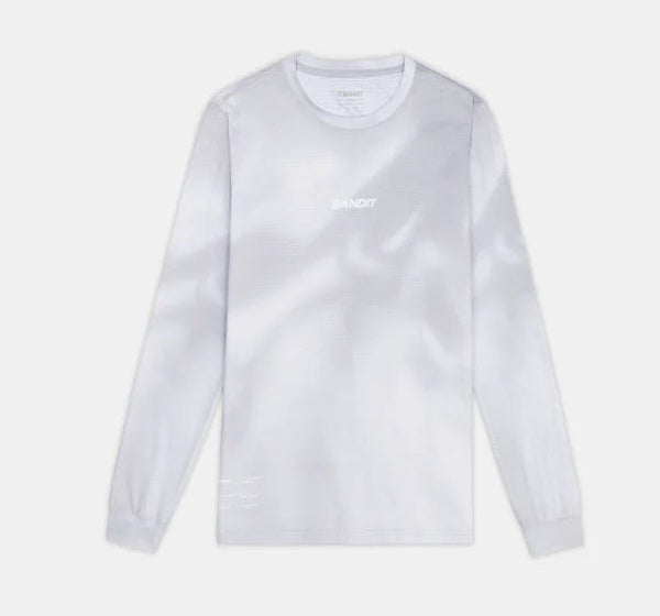 Bandit Men's Micromesh™ Long Sleeve Tee - Cement Gradient