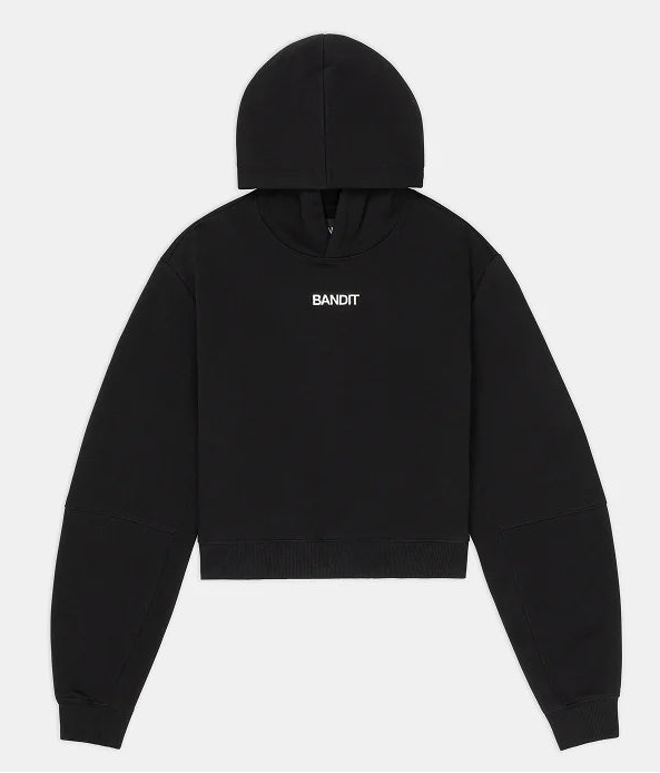 Bandit Women's The Croppped Hooded Pullover - Black