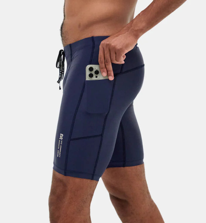 Bandit Men's Gridlock™ 7 Pocket Half Tights - NY Navy