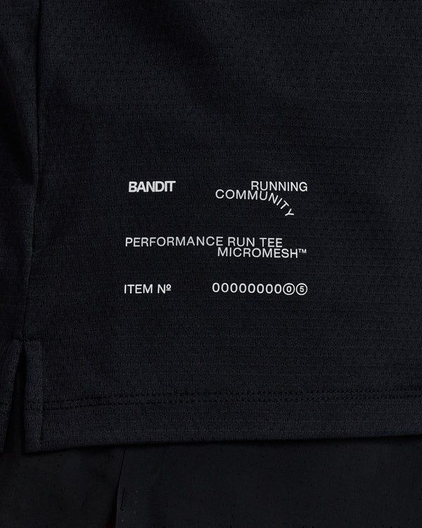 Bandit Men's Micromesh™ Run Tee - Black