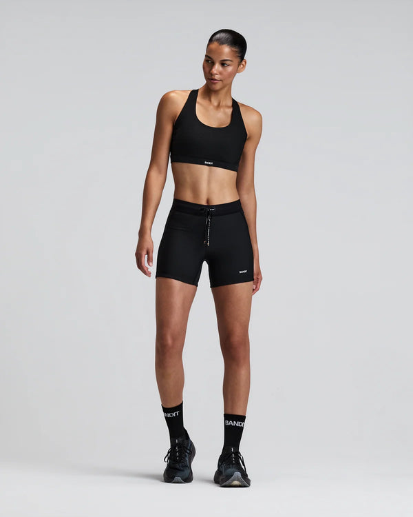 Bandit Women's Cadence Rib 5" Compression Next Gen - Black
