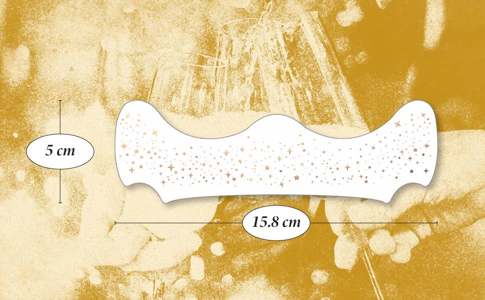 Fazit Gold Glitter Freckles Makeup Patches