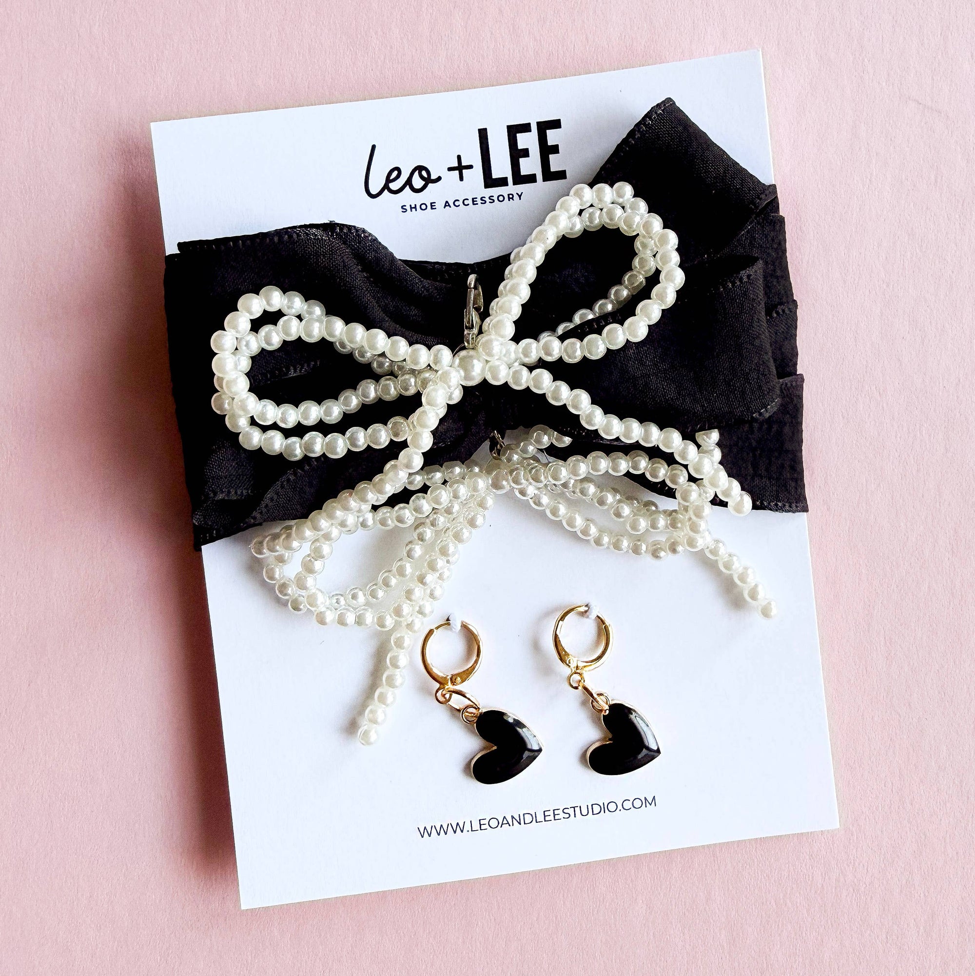 Leo + Lee Shoe Charm and Lace Sets