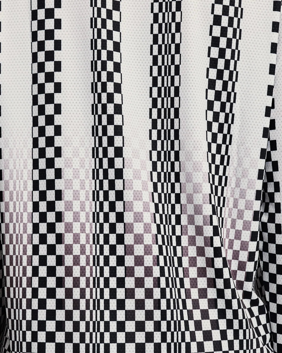 Bandit Men's Micromesh™ Long Sleeve - Checkerboard Stripe