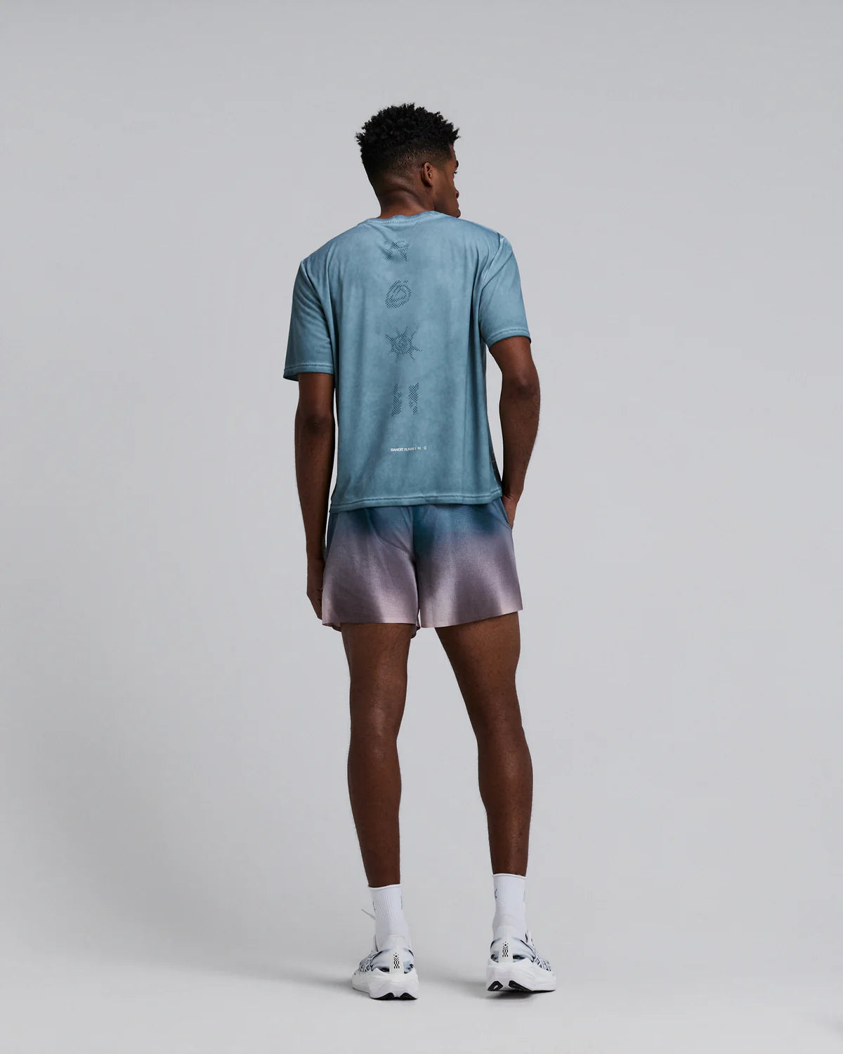 Men's FrioSoft™ Performance Box Tee - Tranquil Blue SaltFade™