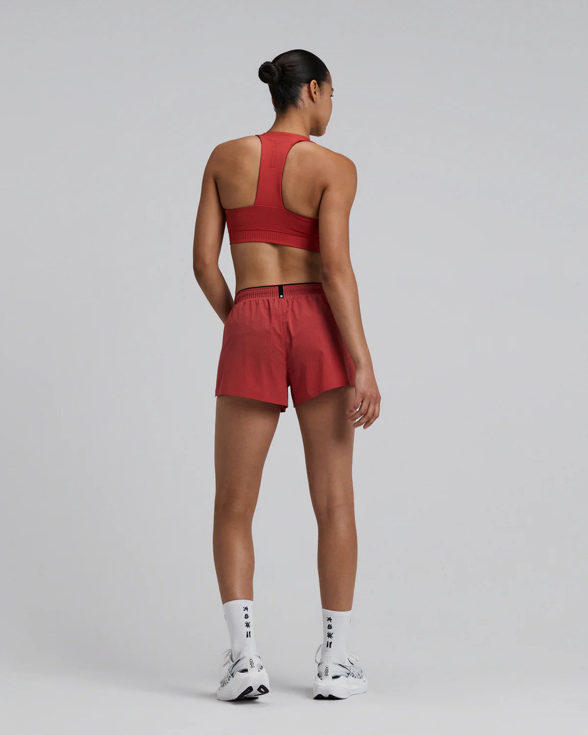 Women's Stamina-V™ Square Neck Run Bra - Rusted Apricot