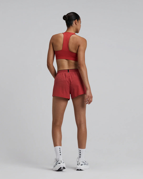 Women's Stamina-V™ Square Neck Run Bra - Rusted Apricot