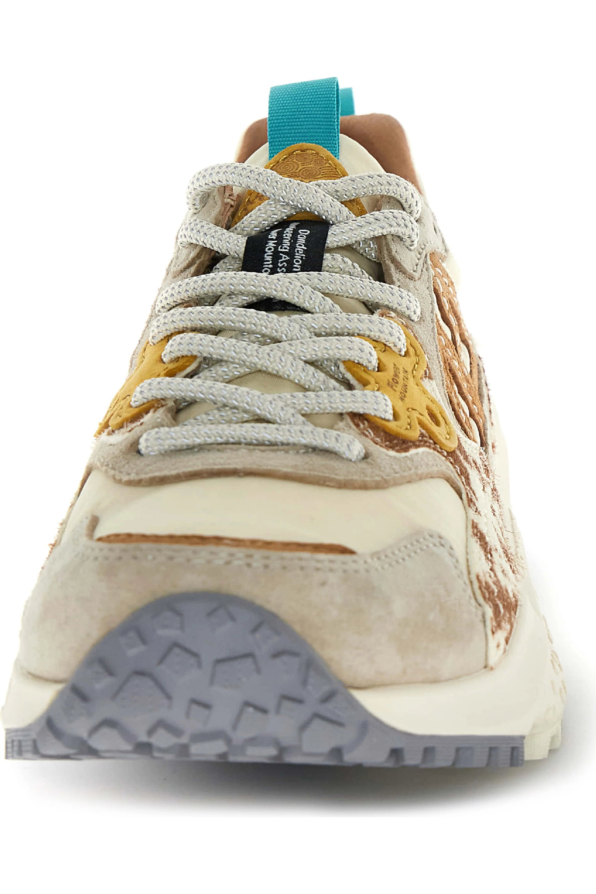 Flower Mountain Solin Sneaker - Beige / Brown / Pony
