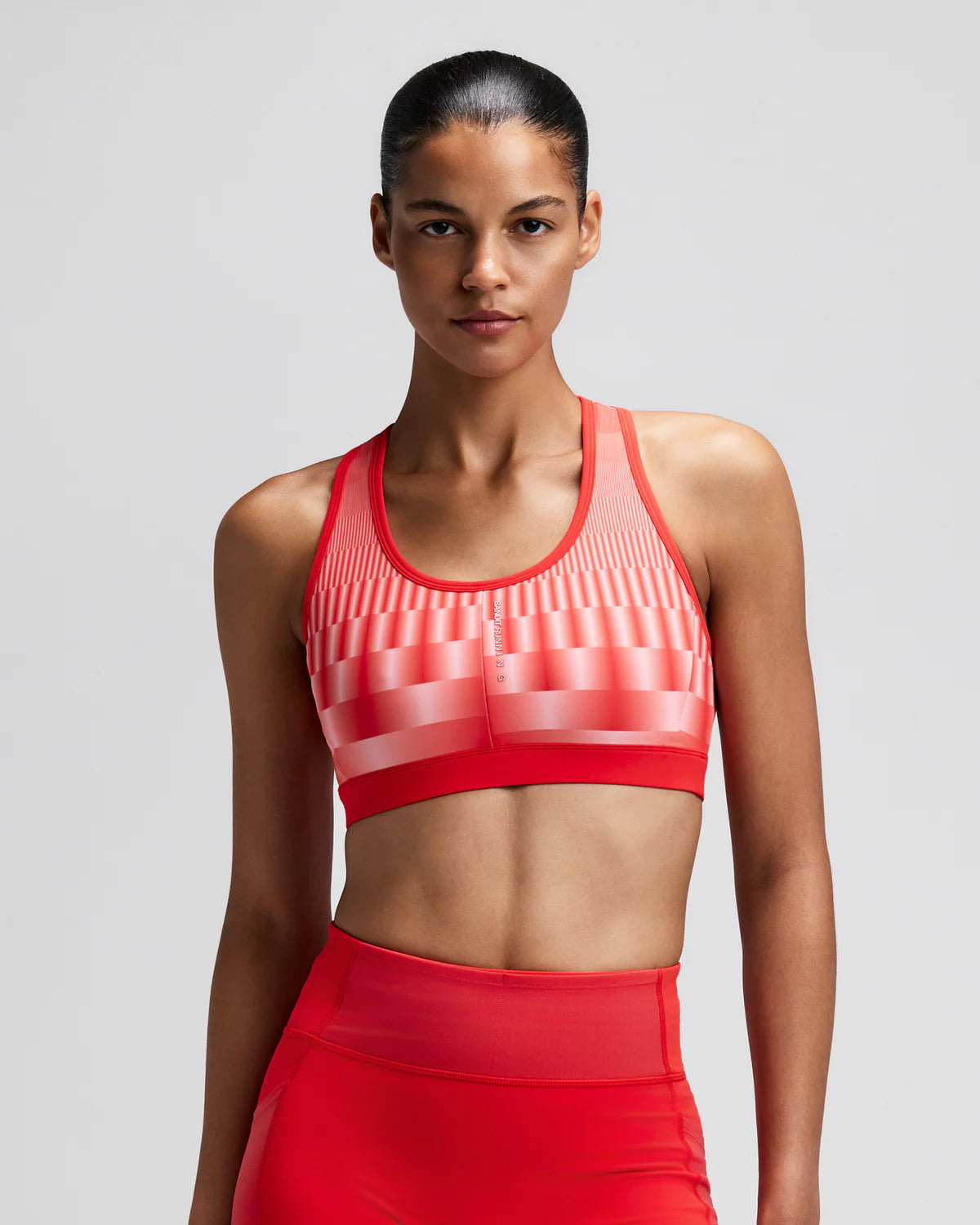 Bandit Women's Vanisher™ Reverso™ Scoop Neck Run Bra - Growing Grid - Poppy