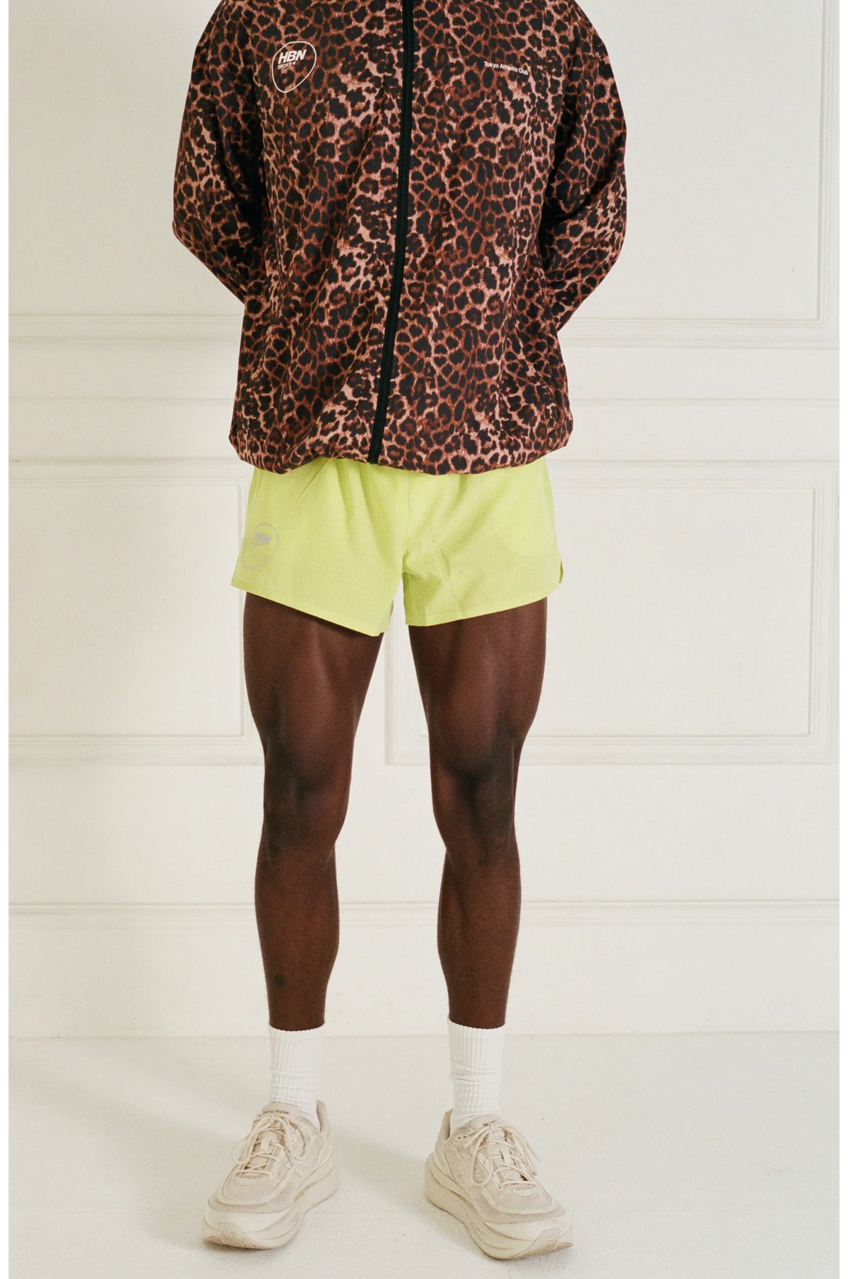 Human By Nature - Marathon Shorts Neon Green