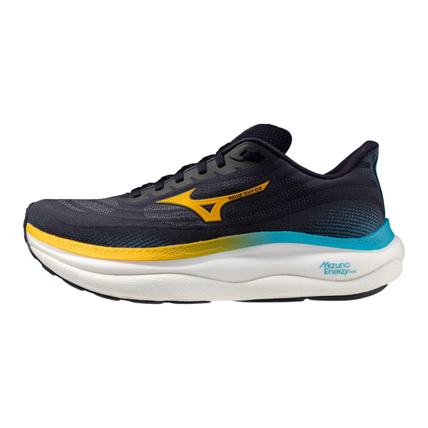 Mizuno Men's Wave Sky 9 - Baritone Blue/Citrus