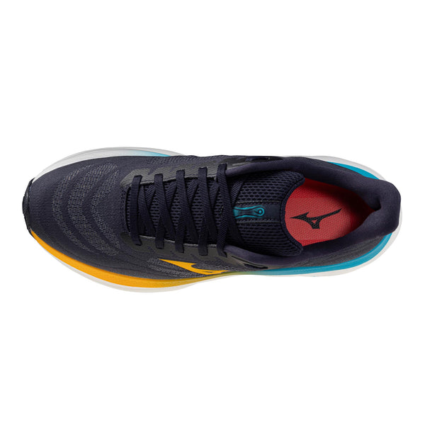 Mizuno Men's Wave Sky 9 - Baritone Blue/Citrus