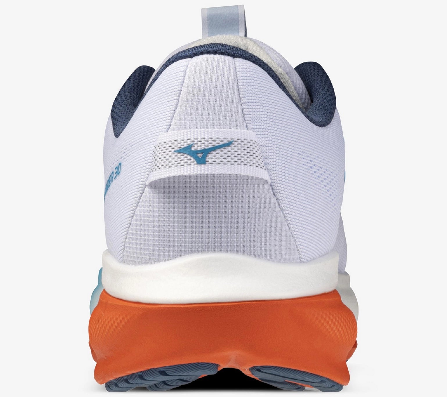 Mizuno Men's Wave Rider 30 - White Blue Jewel