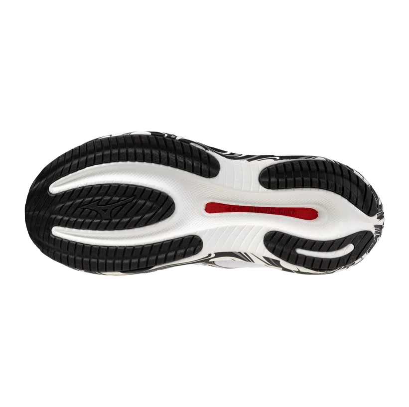 Mizuno Unisex Wave Rider 30 - White / Black