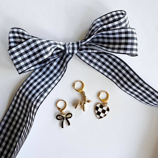 Gingham Shoe Charms and Lace Sets | Sneaker Charm Sets