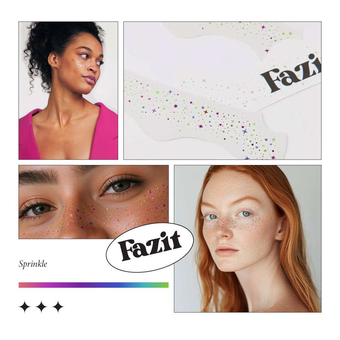 Fazit Sprinkled Speckles — Multicolored speckles makeup patches