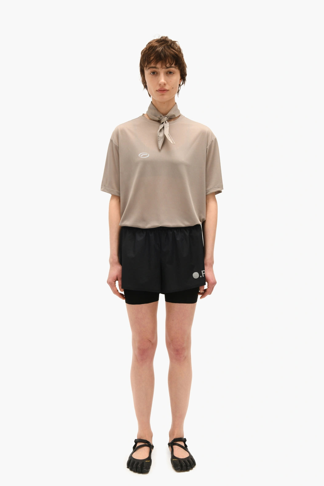 Optimistic Runners Layered Shorts AW26 - Black