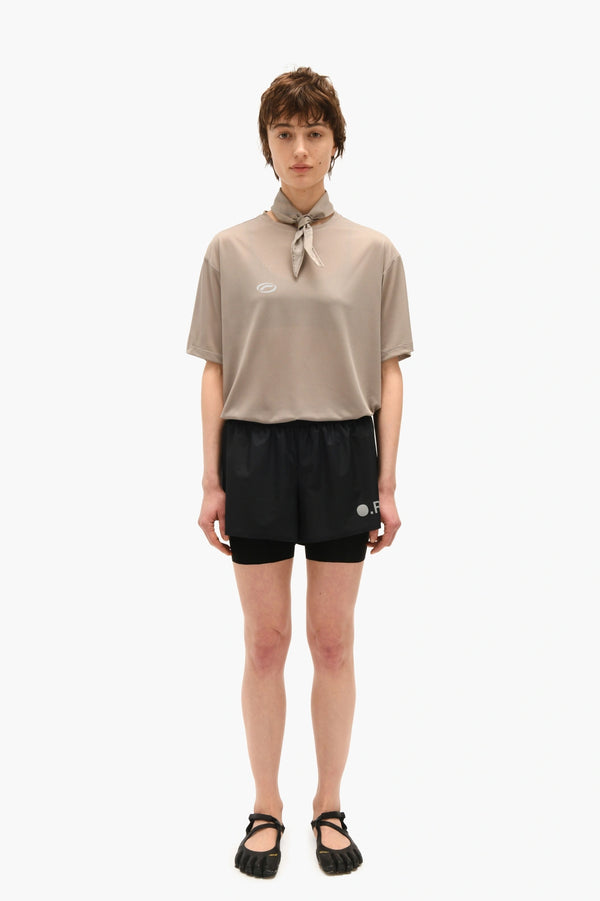 Optimistic Runners Layered Shorts AW26 - Black
